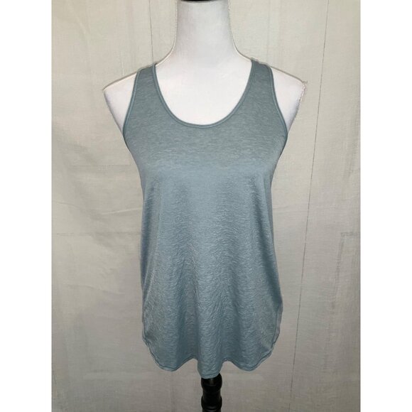 Lululemon Essential Tank Pleated - BUCA (Blue Cast) Racerback Tank Top Size 8 - Picture 1 of 5